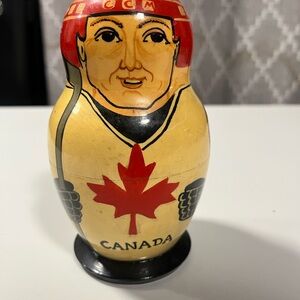 2000 St Petersburg World Hockey Championship Canada Player Nesting Doll